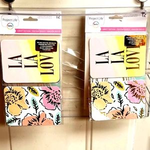 NWT Project Life SPECIALTY CARDS 12-PK ×2 SETS!